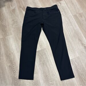 Public Rec Dealmaker Pants Men 36x32 Black Performance Golf Chino